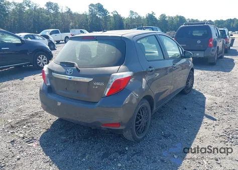2012 Toyota Yaris Le z USA, uszkodzony, nr VIN JTDKTUD39CD524241